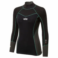 Gill Womens Zentherm Dinghy Sailing Wetsuit Top - Black
